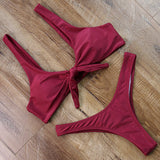 Tie Knot Front Bikini