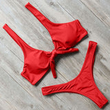 Tie Knot Front Bikini