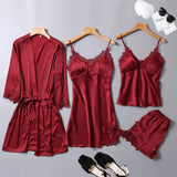 4 Pieces Pajama Set